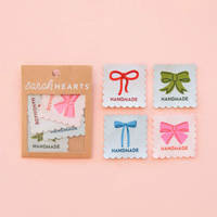 Sarah Hearts - Sewing Labels - Bows Multipack