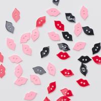 Unwrapped Yarn - Lips Buttons - Assorted