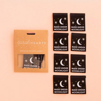 Sarah Hearts - Sewing Labels - Made Under Moonlight
