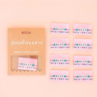 Sarah Hearts - Sewing Labels - Made By Me Friendship Bracelet
