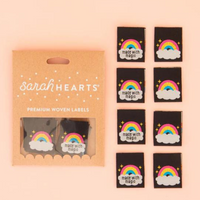 Sarah Hearts - Sewing Labels - Made With Magic