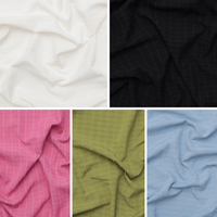 Cotton Blend - Millie - Windowpane Jacquard - Assorted