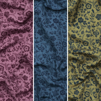Cotton - Dylan - Printed Jacquard - Small Floral - Assorted