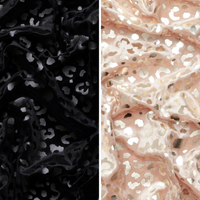 Poly - Panne Velvet - Foil Print - Assorted