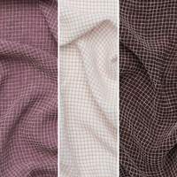 Linen Blend - Melange Yarn-Dyed - Check - Assorted