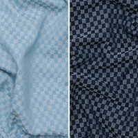 Cotton Blend - Indigo Carreau - Denim - Assorted