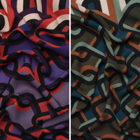 Viscose - Challis - Digital Print - Vintage - Assorted