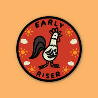 The Golden Doodle - Vinyl Sticker - Early Riser