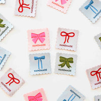 Sarah Hearts - Sewing Labels - Bows Multipack