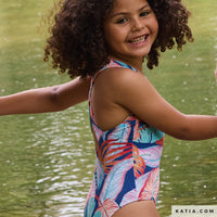Katia - Polyamide - Swim Print - Tortoise Leaves