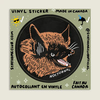 Stay Home Club - Vinyl Sticker - Nocturnal