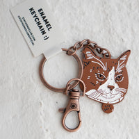 Stay Home Club - Enamel Keychain - Lil Shit