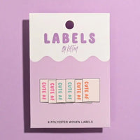 Kylie and the Machine - Sewing Label - Cute AF