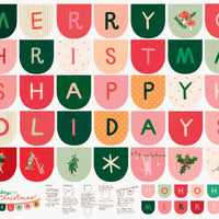 Moda - Cotton - Tiny Christmas - Garland Panel