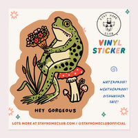 Stay Home Club - Vinyl Sticker - Hey Gorgeous