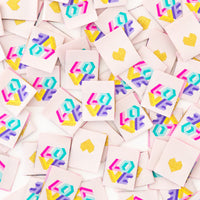 Sarah Hearts - Sewing Labels - Love