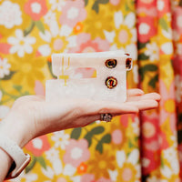 Sarah Hearts - Hair Claw Clip - Sewing Machine