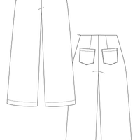 AIRI wide leg trousers