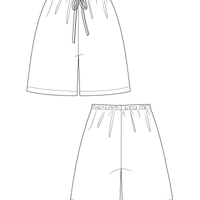 AULIO elastic waist shorts & trousers
