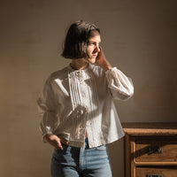 Blouse plissée Henriette