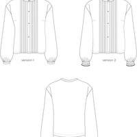 Blouse plissée Henriette