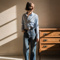 Chemise cache-coeur asymétrique Hortense
