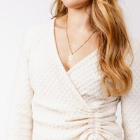 EEDIT drawstring knit top & dress