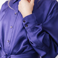 ILTA ruched shirt dress