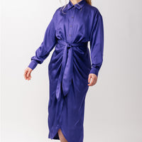 ILTA ruched shirt dress