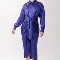 ILTA ruched shirt dress