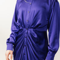 ILTA ruched shirt dress
