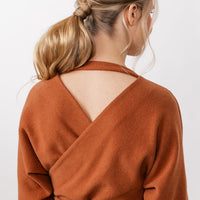 KAJO batwing wrap sweater & dress