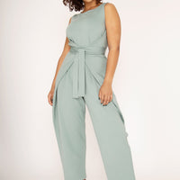 Wrap jumpsuit sewing pattern