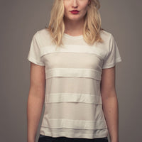 Pleated t-shirt sewing pattern