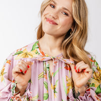 LIIA gathered blouse