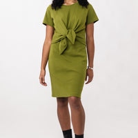 LYYTI tie front mini & maxi dress