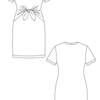 LYYTI tie front mini & maxi dress