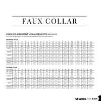 PDF Faux Collar Shirt and Dress Pattern - Sewing Therapy