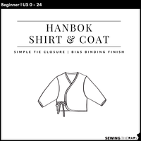 PDF Hanbok Shirt and Coat Pattern - Sewing Therapy