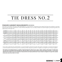 PDF Tie Dress NO 2 Pattern - Sewing Therapy