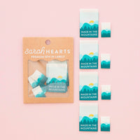 Sarah Hearts - Sewing Labels - Made In The Mountains