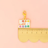 Sarah Hearts - Zipper Charm - Sewing Machine