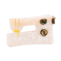 Sarah Hearts - Hair Claw Clip - Sewing Machine