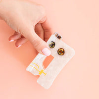 Sarah Hearts - Hair Claw Clip - Sewing Machine