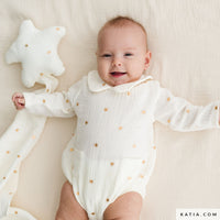 Katia - Cotton - Double Gauze Foil - Stars