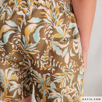 Katia - Swim Short Print - Cocoa Palm
