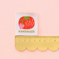 Sarah Hearts - Sewing Labels - Tomato Pin Cushion Handmade