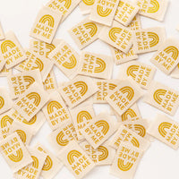 Sarah Hearts - Sewing Labels - Made By Me Gold
