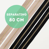 COSTUMAKERS - Outerwear One Way Separating Zipper - 80cm - Assorted