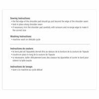 UNIQUE - Felt Set-In Shoulder Pads - Large